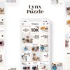 instagram puzzle template for pet business lynx