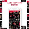 canva instagram puzzle template for automotive business auto services