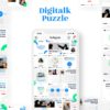 canva instagram puzzle template for tech business digitalk
