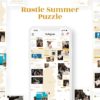 instagram puzzle template for wedding business rustic summer