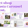 instagram carousel template for pet shop