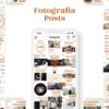 canva instagram post template for photography business fotografia