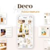 canva instagram puzzle template for home living business deco
