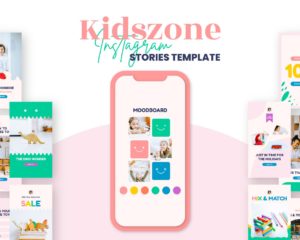 canva instagram story template for kids business kidszone