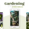 canva instagram story template for nature business gardening