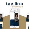 canva instagram story template for legal and law firm business