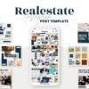 canva instagram post template for real estate business