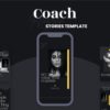 canva instagram story template for coaching