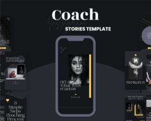 canva instagram story template for coaching