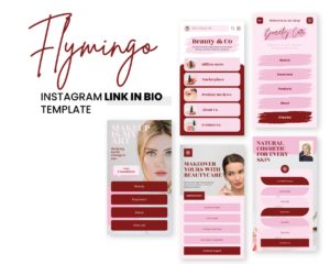 canva biolink website for beauty business