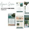 agave green instagram biolink for travel business