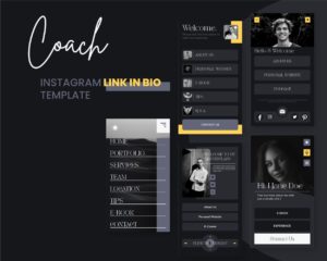 coach instagram biolink for personal branding