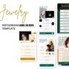 jewelry instagram biolink for jewel shop business