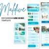 maldive instagram biolink for travel business