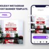 free download canva template for holiday sale