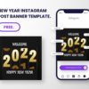 free download canva template for instagram new year