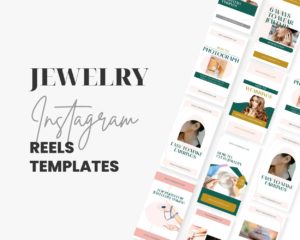 instagram reels canva template for jewelry