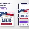 free download canva template for martin luther king day