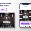download free canva template for martin luther day