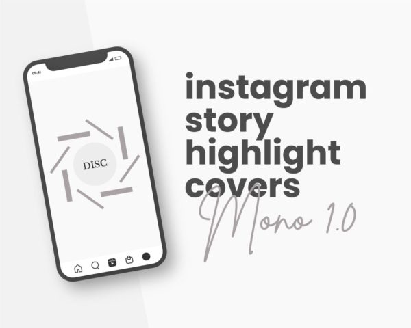 instagram highlight cover for fashion business mono 1.0