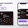 free download canva template be the best version of you for valentine
