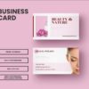 beauty products business cards