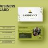 business card template for gardening business