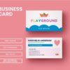 business card template for kid party business