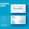 business card template for travel and beach business